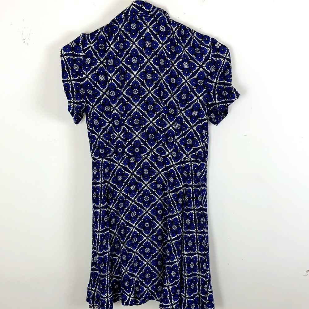 🌷Free People Swing Blue And White Dress Size 0 - Picture 3 of 7